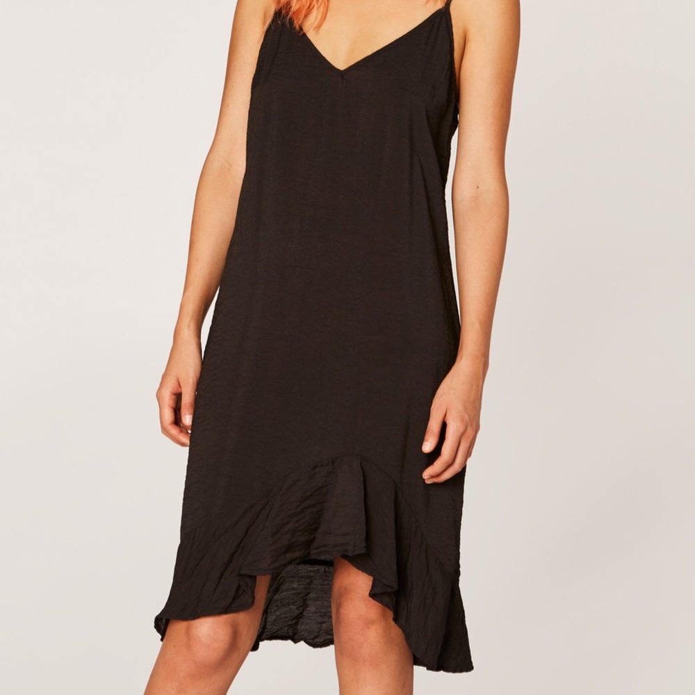 Lacausa ruffle slip dress
